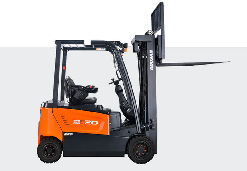 Forklift operator safely handling a commercial load in Sidcup